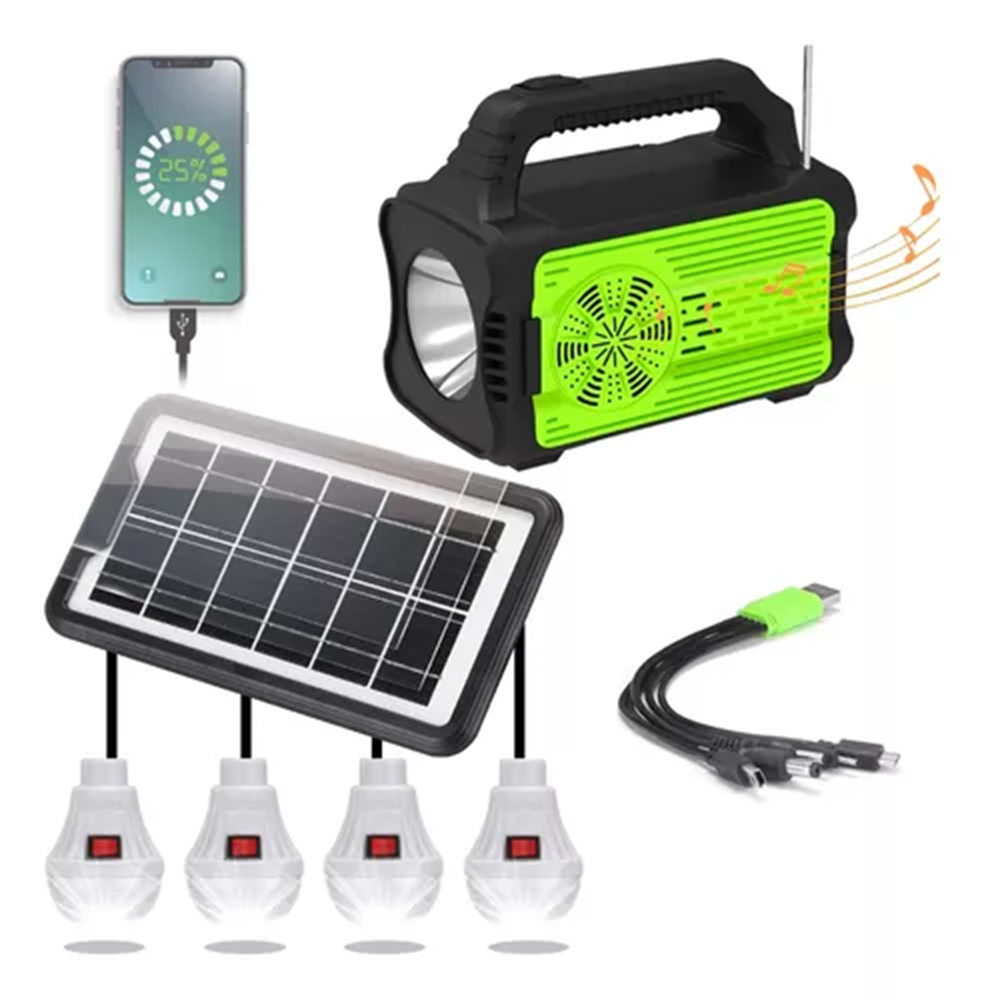 Kit Panel Solar CUATRO con Radio